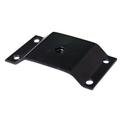 Kit 18 Chapinhas Elevada Fixação Pés Palito Rosca 5/16 Preto