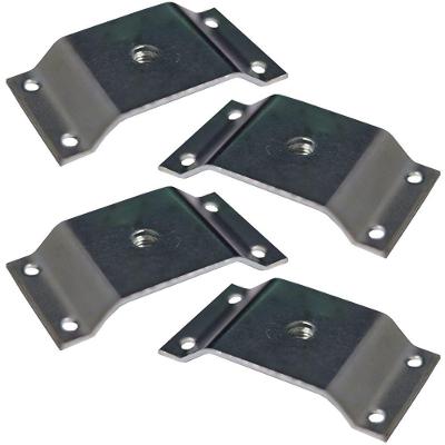 Kit 4 Chapinhas Elevada Fixação Pés Palito Rosca 5 16