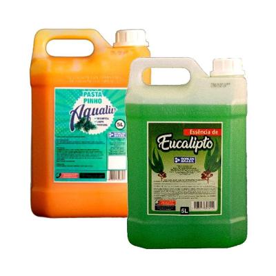 Kit Pasta Pinho Aqualiv E Essência Eucalipto Concentrado 5l