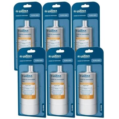 Kit 6 Refil Filtro Purificador Latina P655 Purifive Original