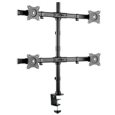 Suporte Articulado 4 Monitores 15 A 27 Com Base Morsa F160nd4 Elg