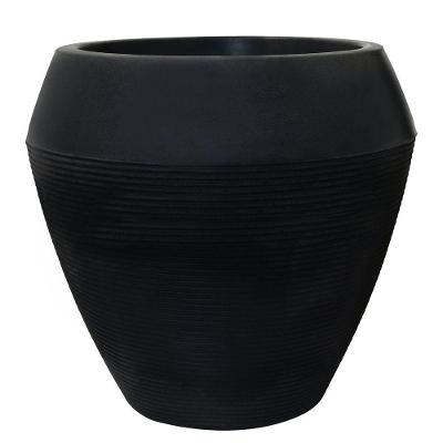 Vaso Iguatemi 38 X 53 Cm Cor 07 - Preto Sólido
