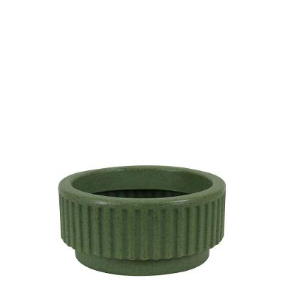 Vaso Sp27 Cilindro 20 X 10 Cm Cor 53 - Oliva Artstone