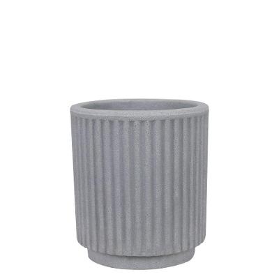 Vaso Sp27 Cilindro 20 X 23 Cm Cor 19 - Antique Cimento