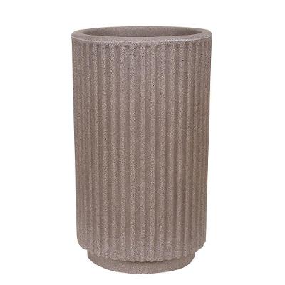 Vaso Sp27 Cilindro 20 X 35 Cm Cor 16 - Antique Castanho