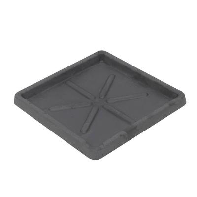 Base Quadrada 30 X 3 Cm Cor 18 - Antique Preto