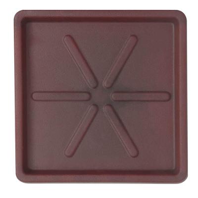 Base Quadrada 30 X 3 Cm Cor 32 - Antique Vermelho