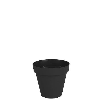 Vaso Sampa 10 X 9 Cm Cor 07 - Preto Sólido