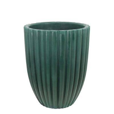 Vaso Redondo Cacau 32 X 46 Cm Cor 33 - Antique Verde