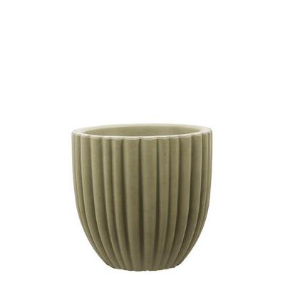 Vaso Redondo Cacau 40 X 40 Cm Cor 05 - Antique Camurça