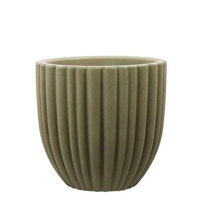 Vaso Redondo Cacau 55 X 55 Cm Cor 05 - Antique Camurça
