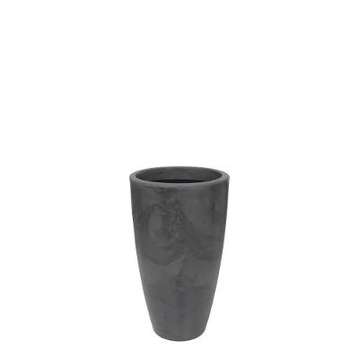 Vaso Verona Redondo Alto 40 X 70 Cm Cor 18 - Antique Preto