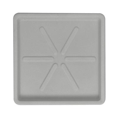 Base Quadrada 25 X 3 Cm Cor 19 - Antique Cimento