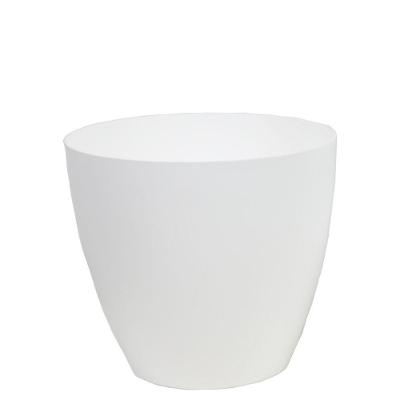 Vaso Bagé 16 X 15 Cm Cor 06 - Branco Sólido