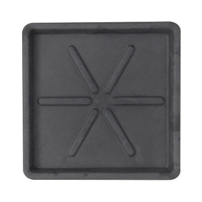 Base Quadrada 25 X 3 Cm Cor 18 - Antique Preto