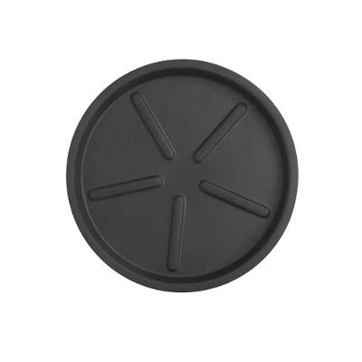 Base Redonda 28 X 3 Cm Cor 07 - Preto Sólido