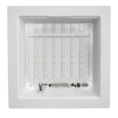 4 Painéis Placa De Led Taschibra 12w Lys Quadrado Sobrepor 4000k Luz Neutra