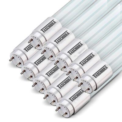 Kit 10 Lâmpadas Tubo Led T8 20,5w 120cm G13 Taschibra Bivolt 3000k Luz Quente