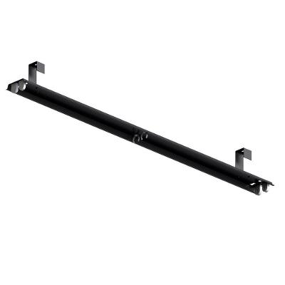 Luminária Calha Taschibra Naked Sobrepor C- Gancho 1,20 Mt 2xt8 Branco