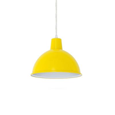 Lustre Pendente Taschibra Td 821 E27 Bivolt Amarelo