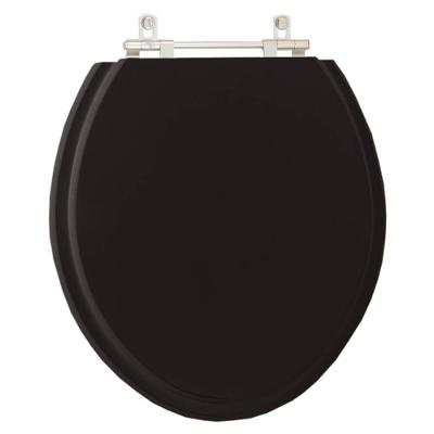 Tampa De Vaso Em Mdf Fiori Preto Para Bacia Fiori