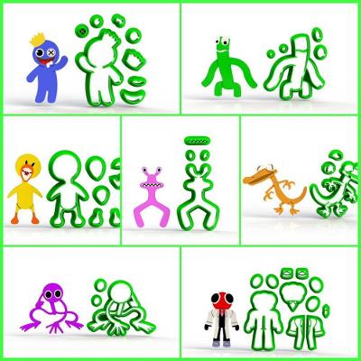 Cortador Kit Roblox Rainbow Friends 7 Modelos Modulares Tamanho 7 Cm