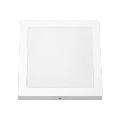 Painel Com Placa De Led Taschibra 12w Lys Quadrado Sobrepor Bivolt 3000k Luz Quente