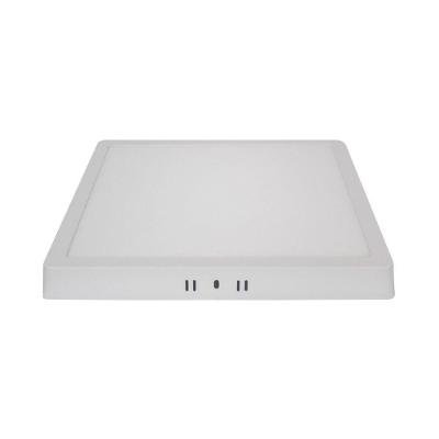 Painel Led Sobrepor 24w 3000k Quadrado Branco - 24w