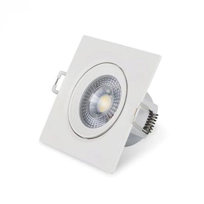 Spot Led Embutir Quadrado 6w 6500k Branco Blumenau Branco - Bivolt