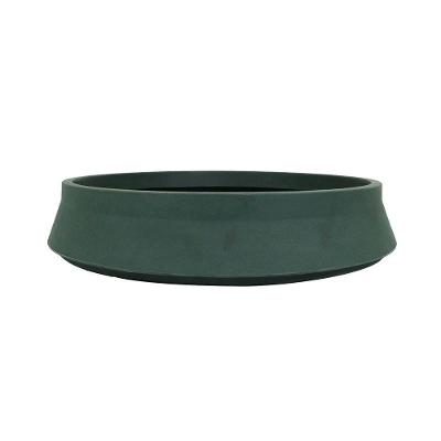 Vaso Vitória-régia Bowl 82 X 16 Cm Cor 33 - Antique Verde