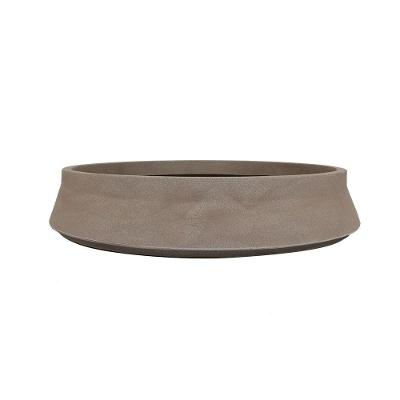 Vaso Vitória-régia Bowl 82 X 16 Cm Cor 16 - Antique Castanho