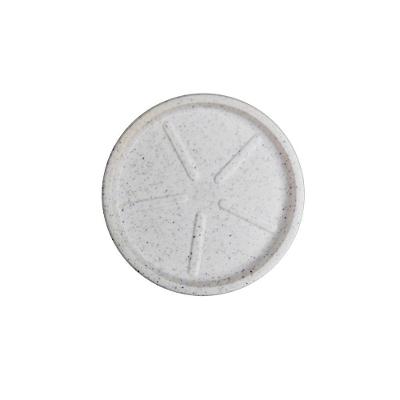 Base Redonda 20 X 3 Cm Cor 52 - Branco Artstone