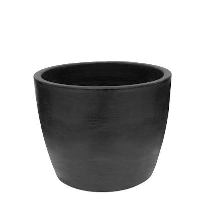 Vaso Malta Redondo 52 X 42 Cm Cor 07 - Preto Sólido