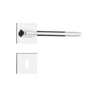 Fechadura Sara Cromada Roseta Quadrada 55mm Pado Interna