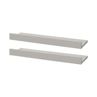 Kit 2 Prateleiras Porta Quadros 80X15cm Suporte Invisível