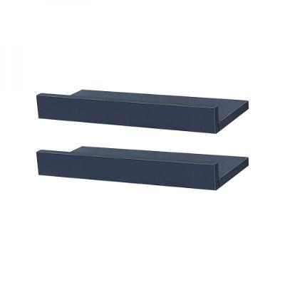 Kit 2 Prateleiras Porta Quadros 30 X 10cm Azul Suporte