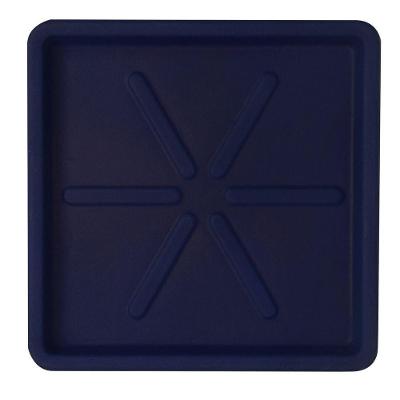 Base Quadrada 25 X 3 Cm Cor 30 - Antique Cobalto