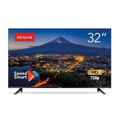 Smart Tv 32 Hd Aiwa Aws-Tv32Bl02A Android Hdr10 Preto Bvolt