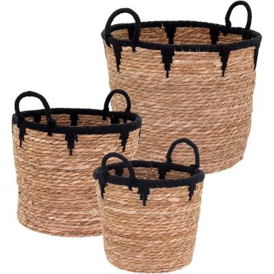 Cesta Fibra Natural 3Pç