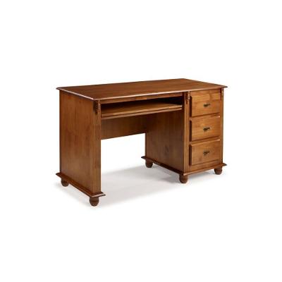 Escrivaninha 132cm 3 Gavetas Imbuia Glazer