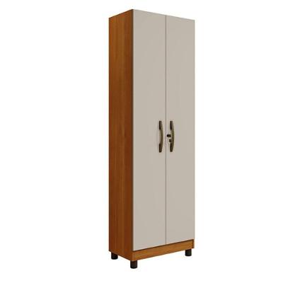 Armário Multiuso Sparta 2 Portas Com Chave Benetil Cinamomo Off White