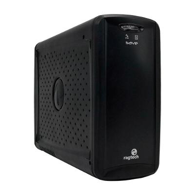 Nobreak 600va Ragtech Save Home, Std-ti, Entrada Bivolt, Saída 115v, 6 Tomadas, Preto - 20nsh4114