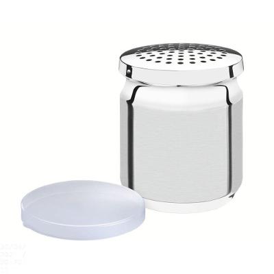 Porta Queijo Ralado Tramontina Utility Em Aço Inox Com Tampa De Plástico Tramontina
