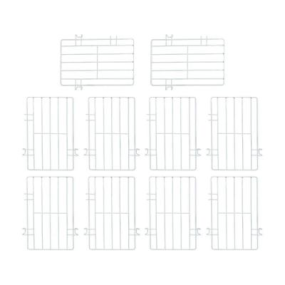Kit - 10 Separadores Cesto Nextgen Branco - Metalfrio
