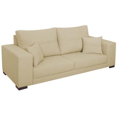 Sofá 2 Lugares Madri Suede - Amarena Móveis Cor Bege