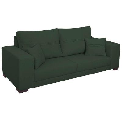 Sofá 2 Lugares Madri Suede - Amarena Móveis Cor Verde