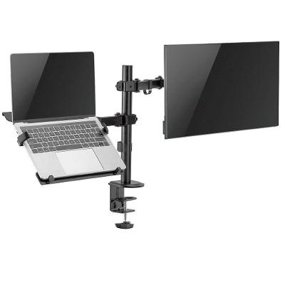 Suporte Duplo De Mesa Para Monitor 17 A 32 E Notebook Tm24c