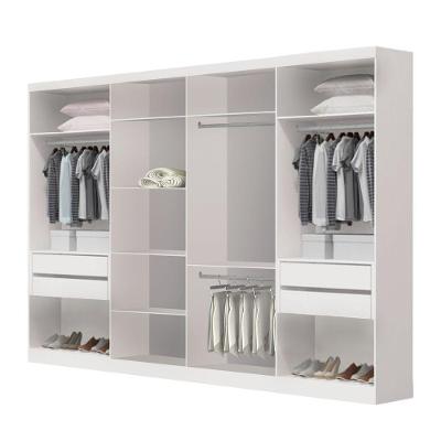 Closet Casal Sem Portas 4 Gavetas Florença Minastex