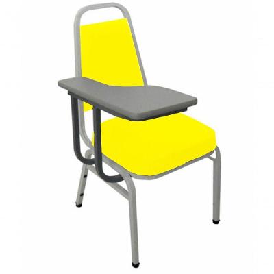 Cadeira Universitária Empilhável Linha Hotel Plus Amarelo