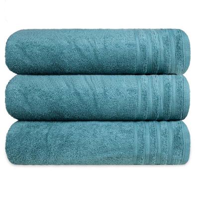 Kit 3 Toalha De Rosto Grande Fio Penteado 100% Algodão - Twist - Verde